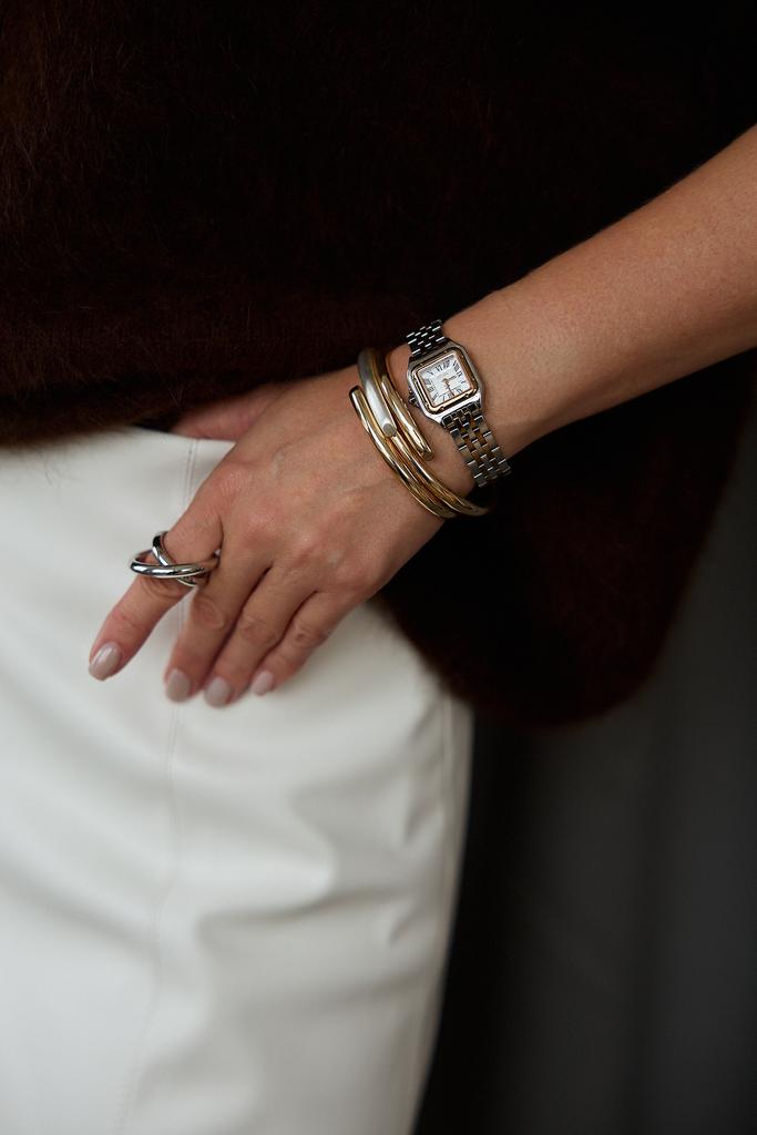 Браслет металл золотистый тонкий