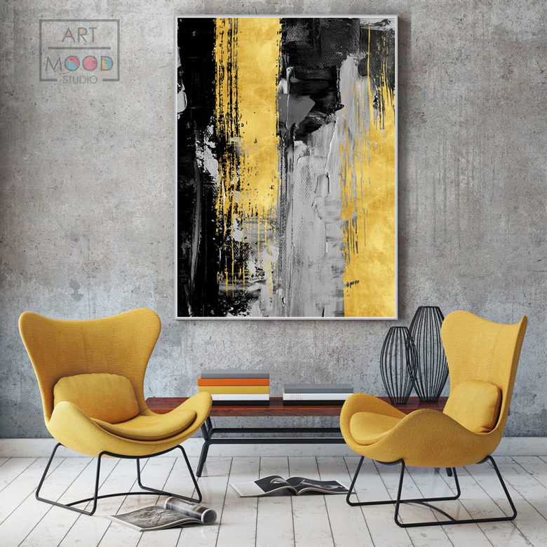 КАРТИНА GOLDEN CONCRETE