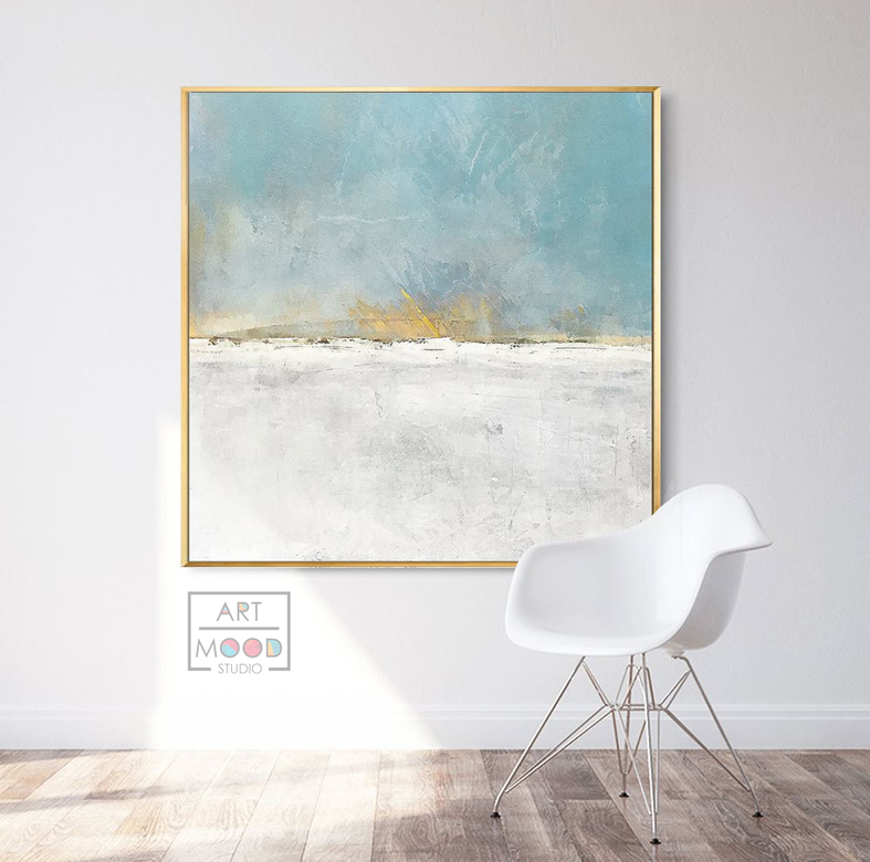 КАРТИНА ГОЛУБОЕ НЕБО