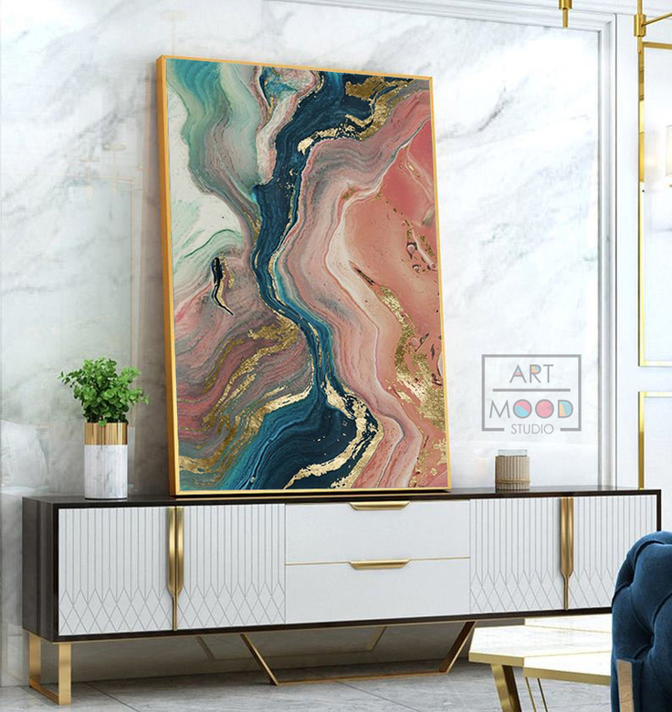 ПОСТЕР MARBLE GOLD #1