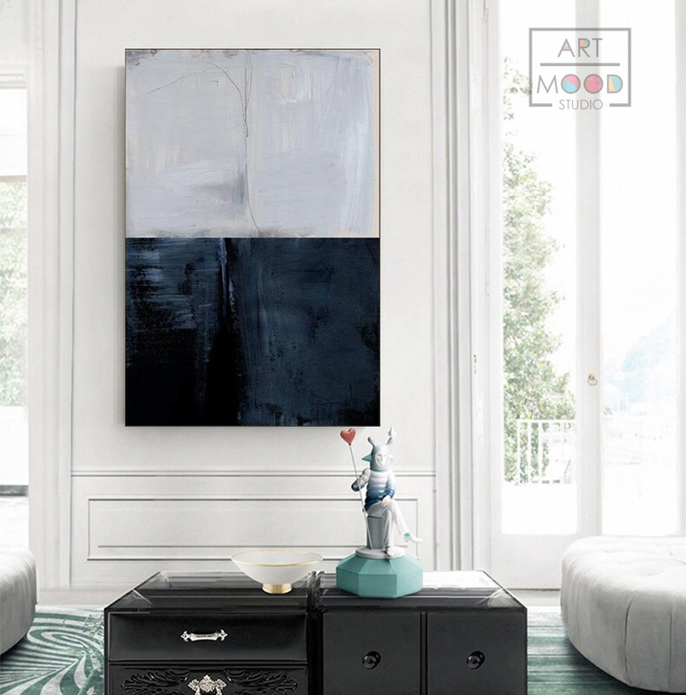 КАРТИНА ABSTRACT BLACK AND WHITE