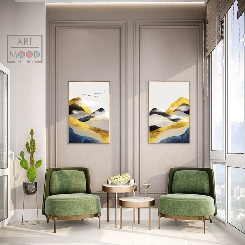 ПАРА ПОСТЕРОВ GOLDEN MOUNTAINS