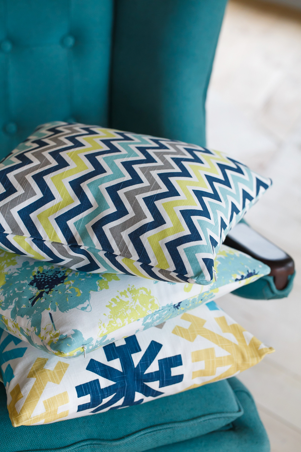 Чехол на подушку Зигзаг