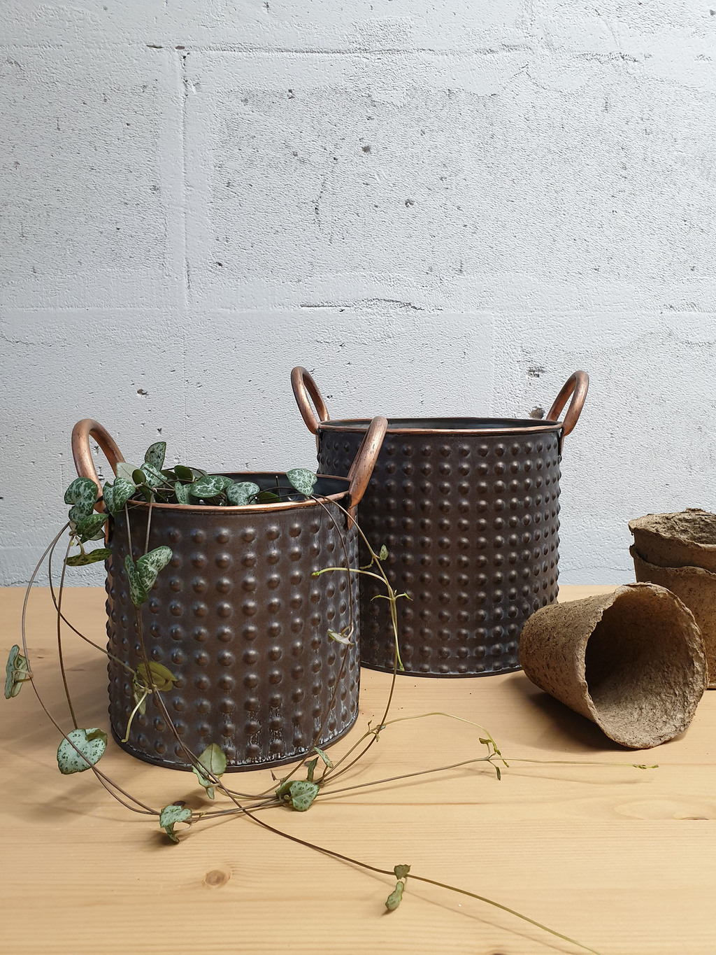 Кашпо жестяное Шоколад