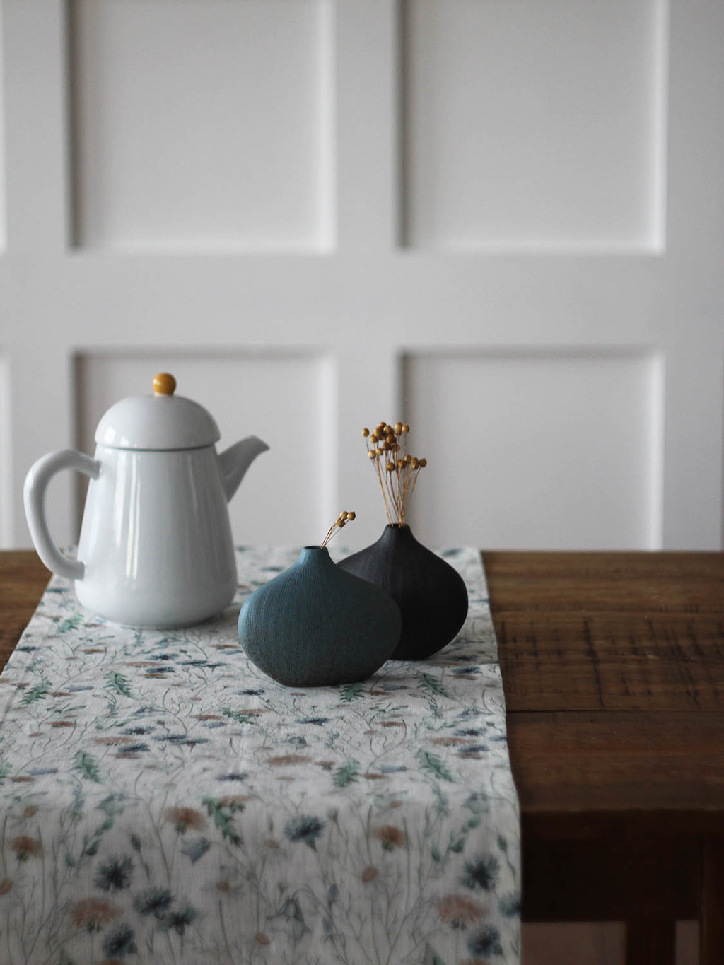 Дорожка на стол с принтом Цветы