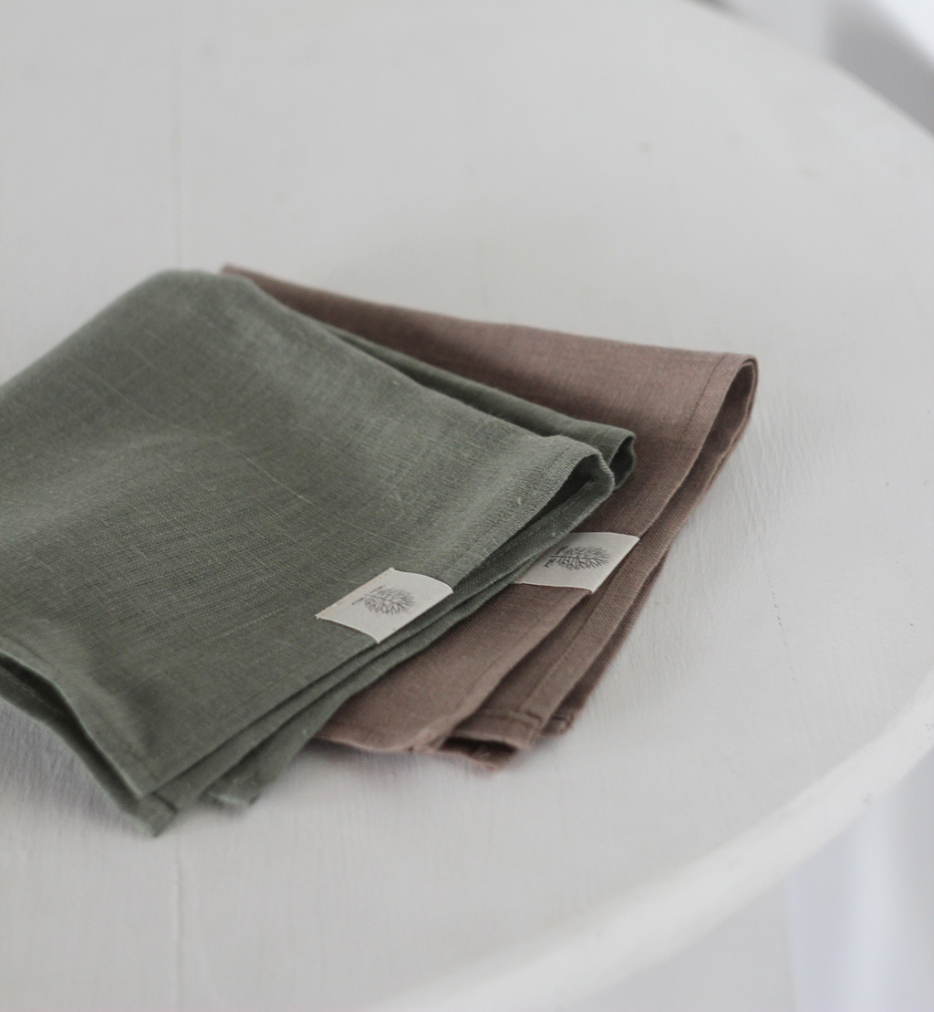 Салфетки изо льна Полынь