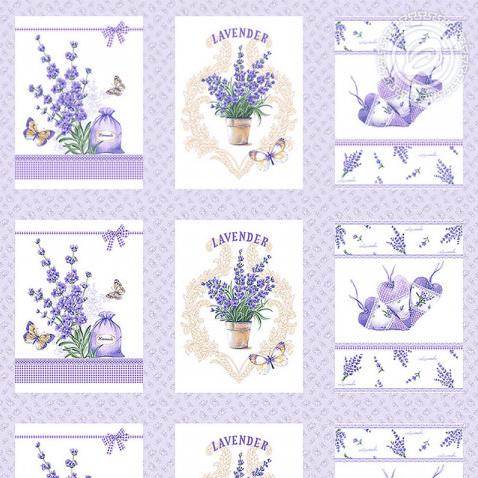 Рогожка "Сиреневая дымка", 100% хлопок