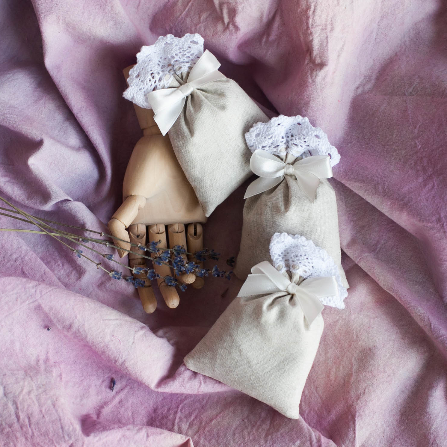 Арома-саше с лавандой, коллекция "Нежный Прованс", вариант 1