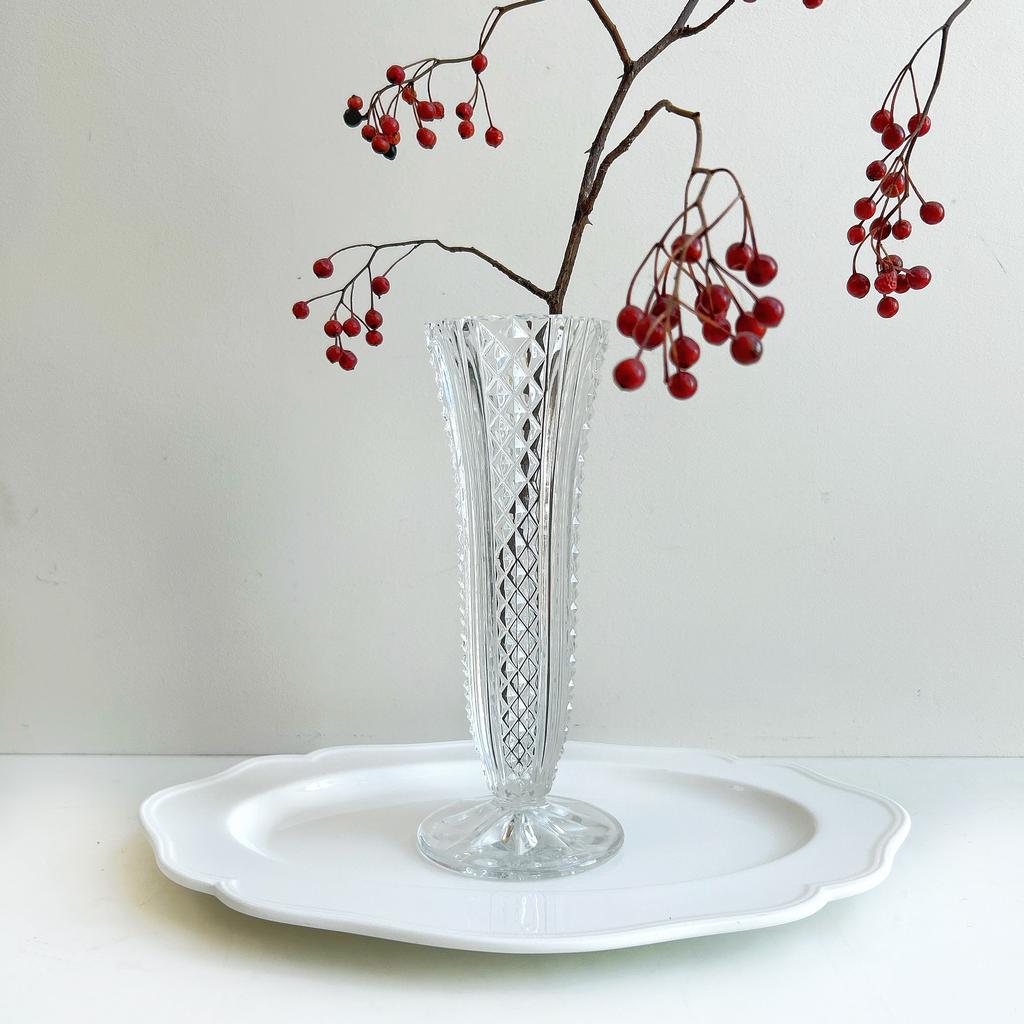 Ваза хрустальная