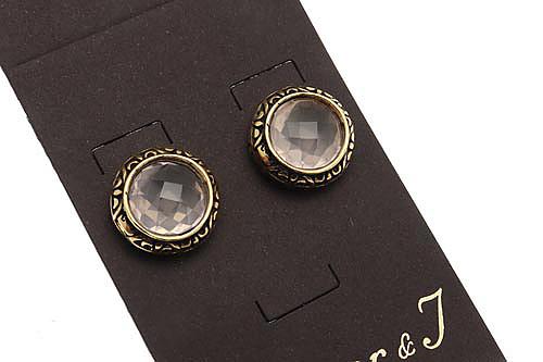 Серьги с розовым кварцем ALCOZER & J O78FV23