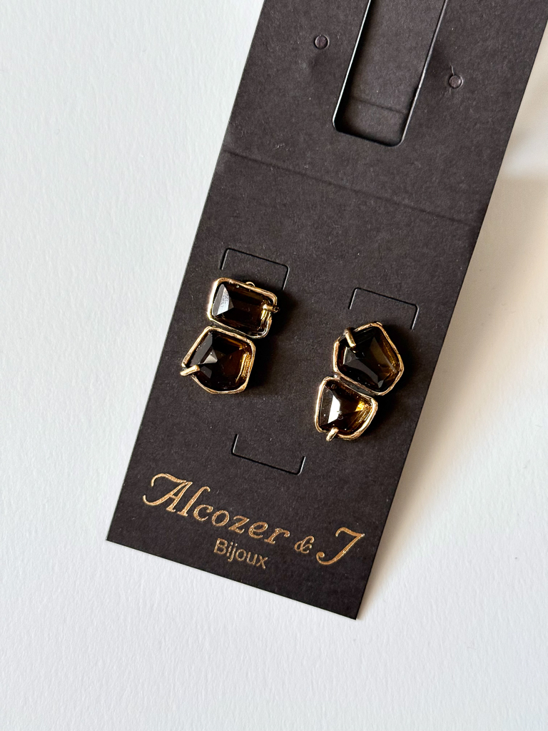 Серьги с цитрином ALCOZER & J O118DU24