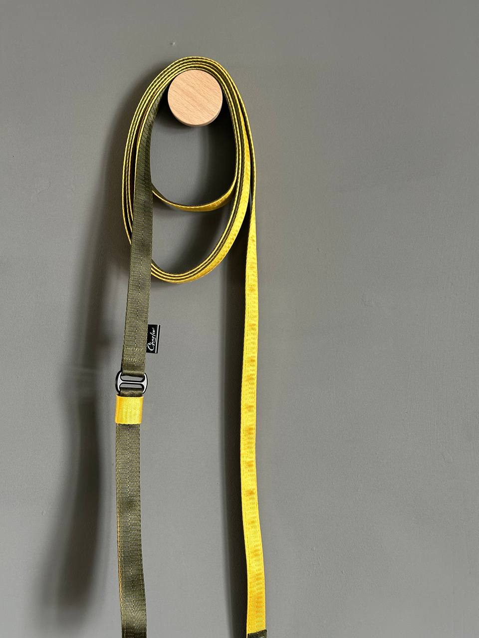 Поводок Khaki&Yellow