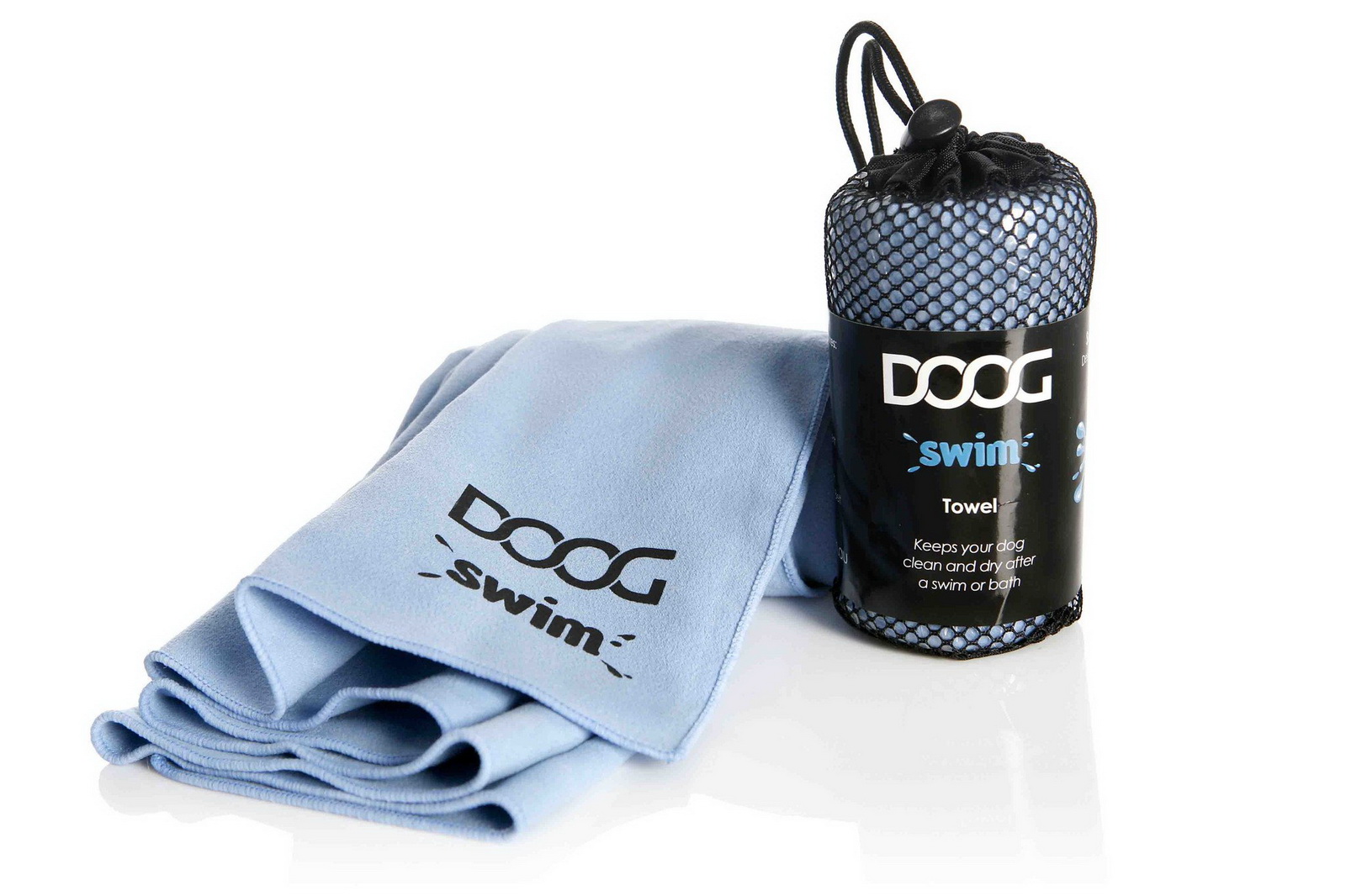 DOOG Полотенце для собак, голубое, 90х40см (Австралия)