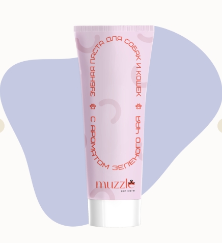 Зубная паста для собак и кошек с ароматом зеленого чая