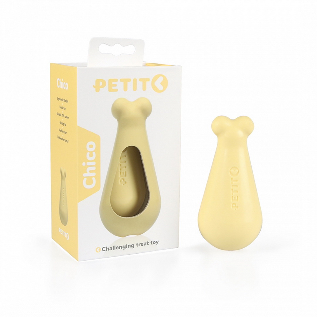PETIT Игрушка для лакомств для собак "Chico", желтая