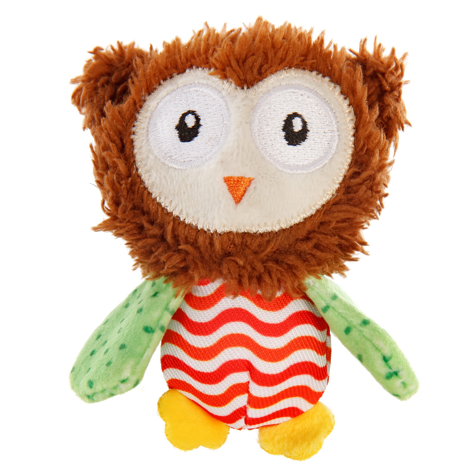 ZooZooZoo Игрушка для кошек с кошачьей мятой "Испуганная Сова"