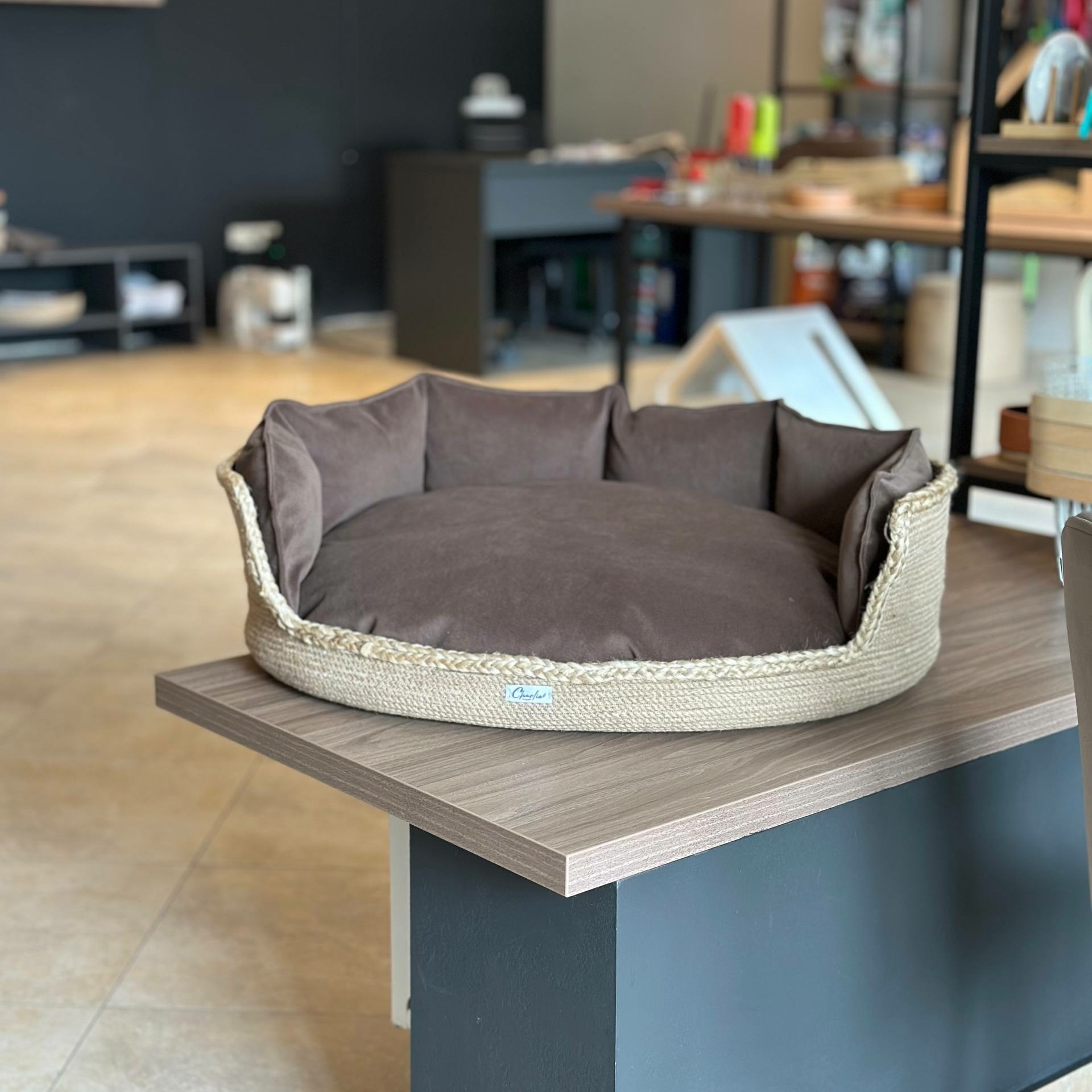 Лежанка Boho Коричневая