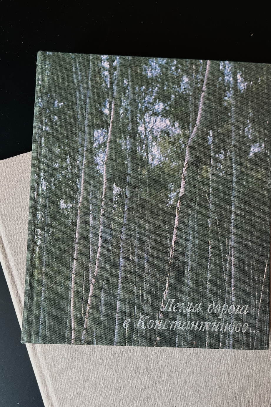 Винтажное издание альбома "Легла дорога в Константиново", 1985 год (о Есенине)