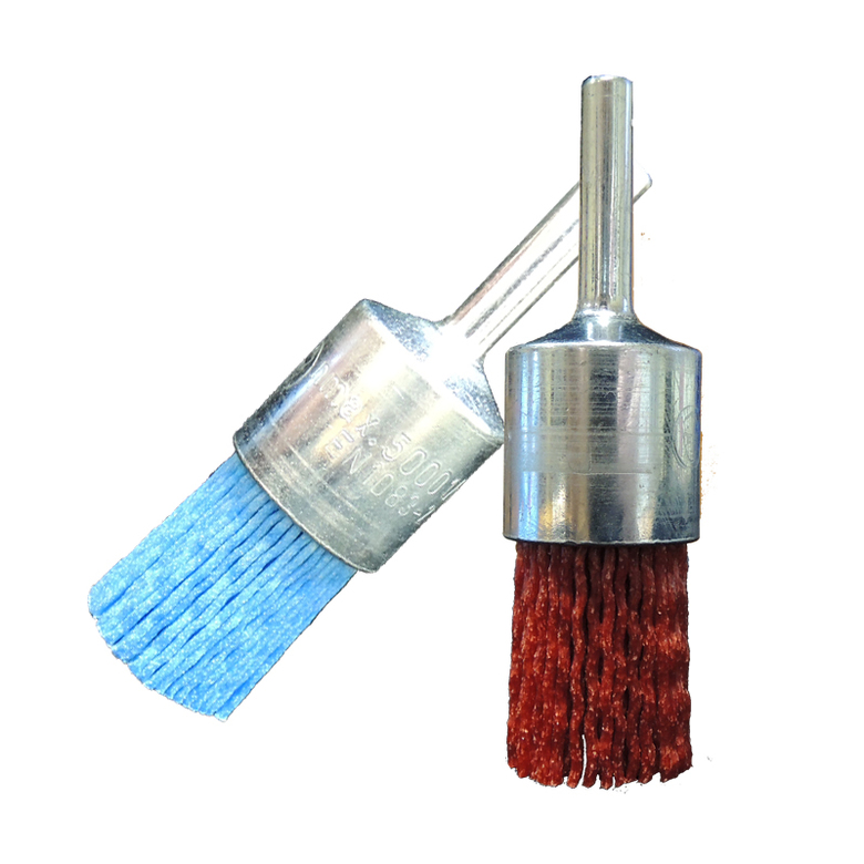 Щетки нейлоновые концевые Д25 по дереву для дрелей (тг-205)