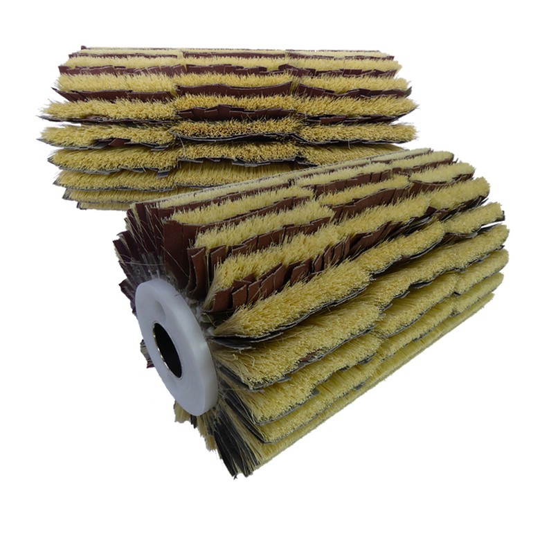 Валики лепестковые абразивные Д200*300*40 для станков, 25 полос шлиф шкурка + фибра Тампико