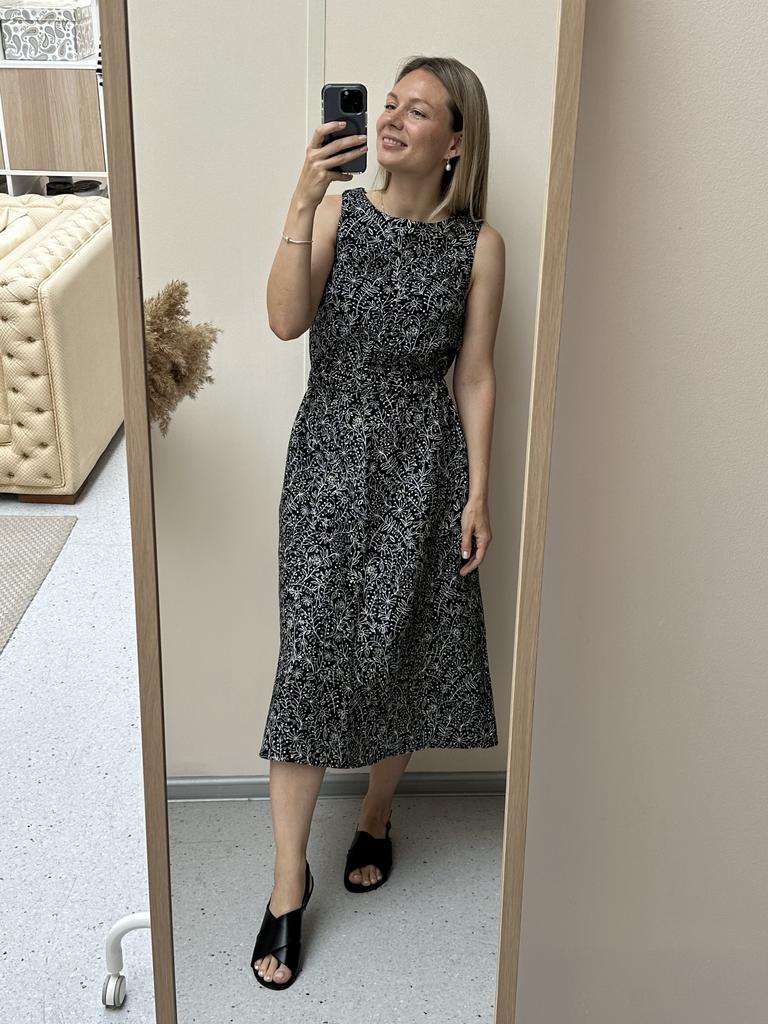 Сарафан из льна