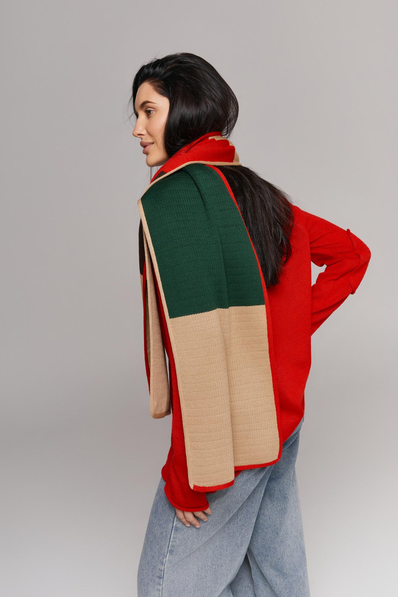 Шарф колорблок