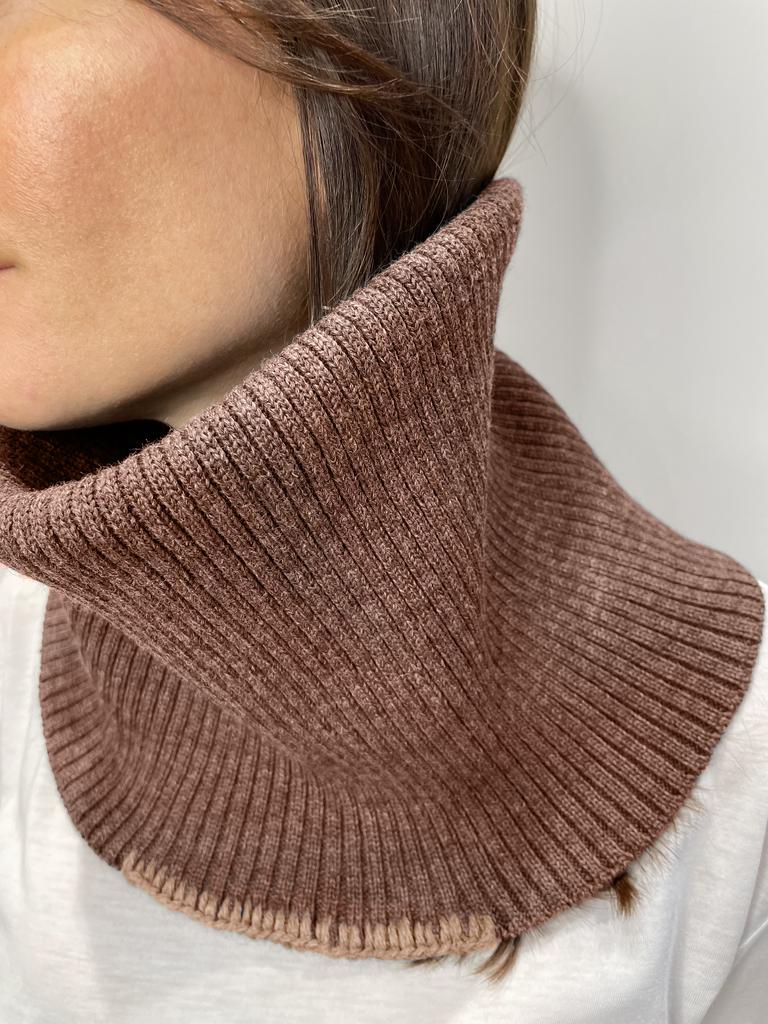 Снуд, цвет шоколад