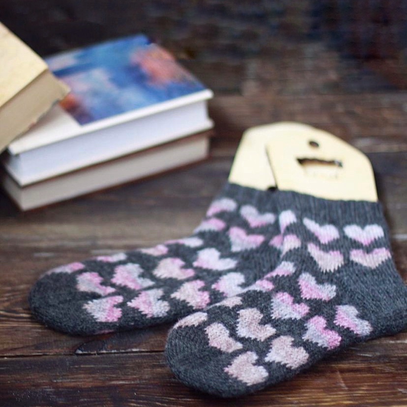 Heart Socks от Наташи @doctor_wool