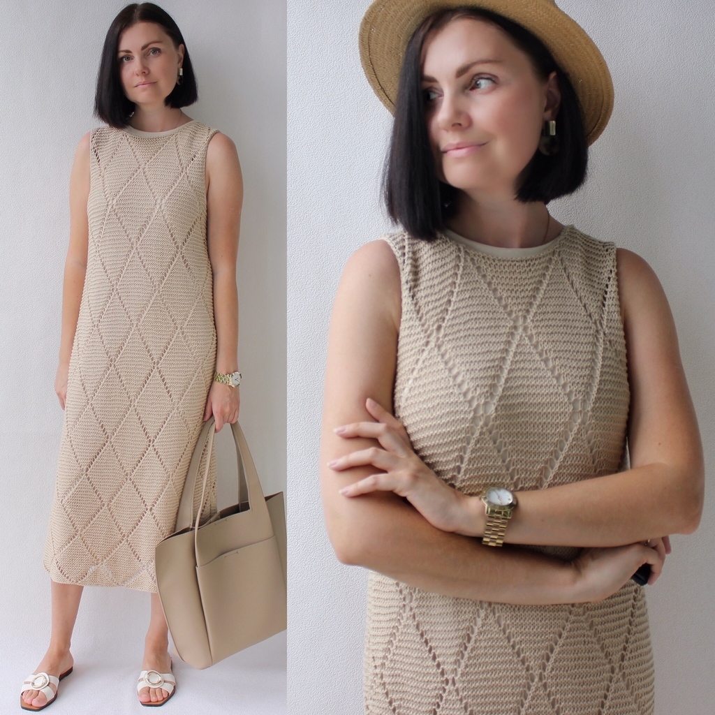 Мастер-класс Топ Платья Ромбы