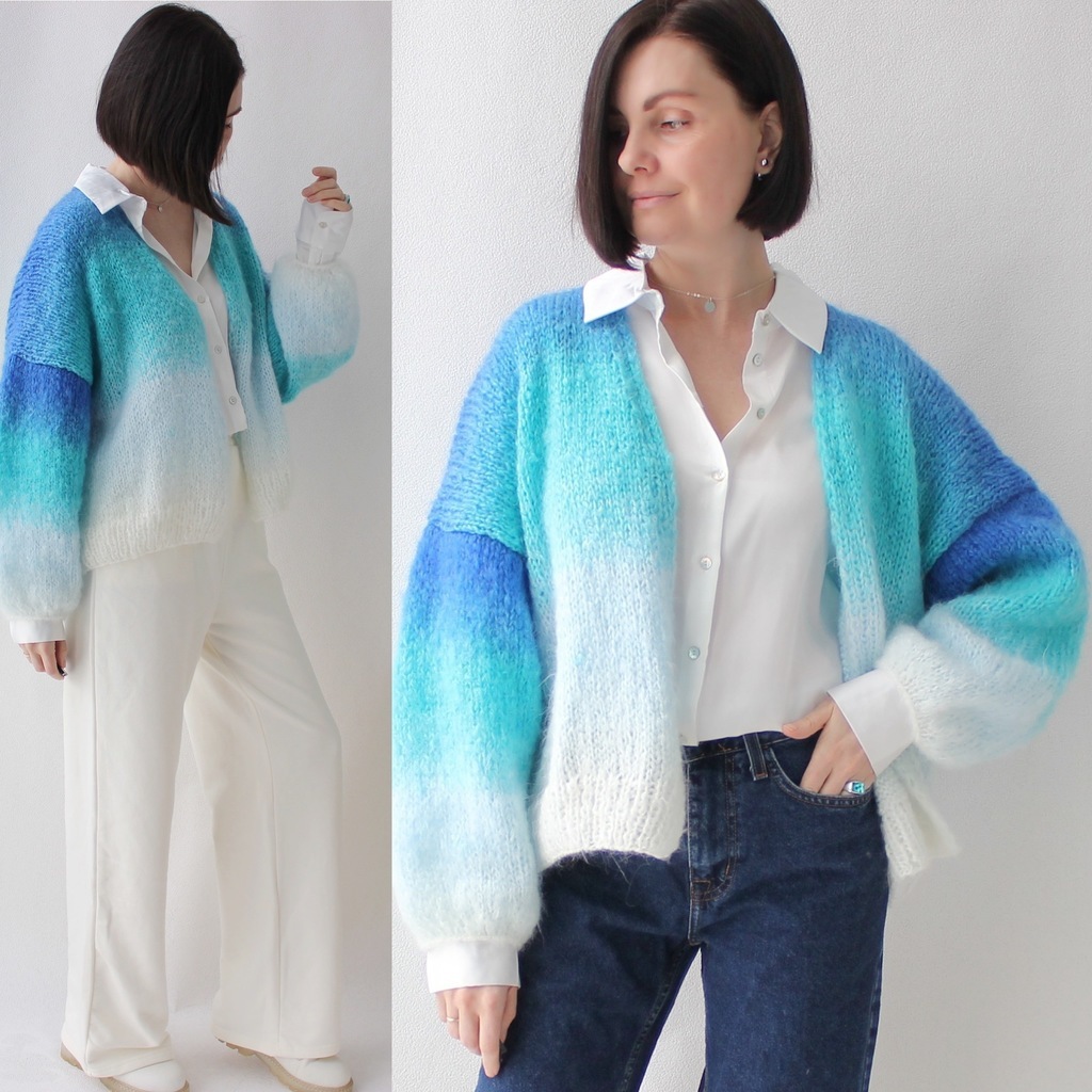 Мастер-класс Кардиган Degrade