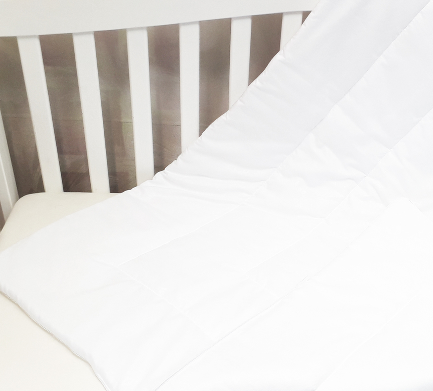 Одеяло детское #271/1-мф 110х140 см цв.белый