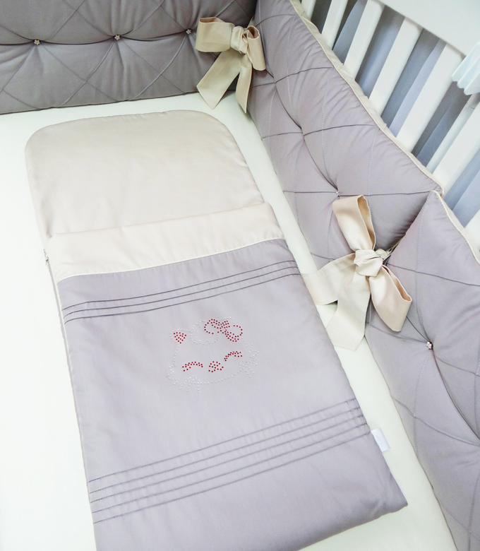 Спальный мешок #301-ЖсБ-2 цв.жемчужный/св.бежевый