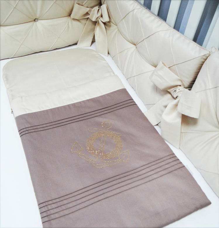 Спальный мешок #301-КсБ-1 цв.какао/св.бежевый