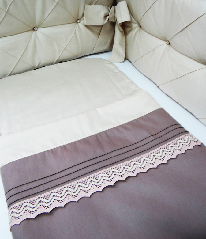 Спальный мешок #302-КсБП цв.какао/св.бежевый/пудра