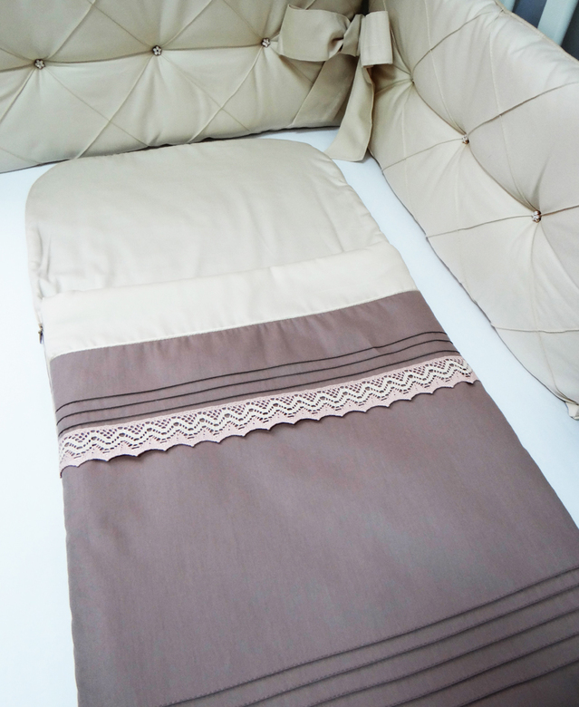 Спальный мешок #302-КсБП цв.какао/св.бежевый/пудра