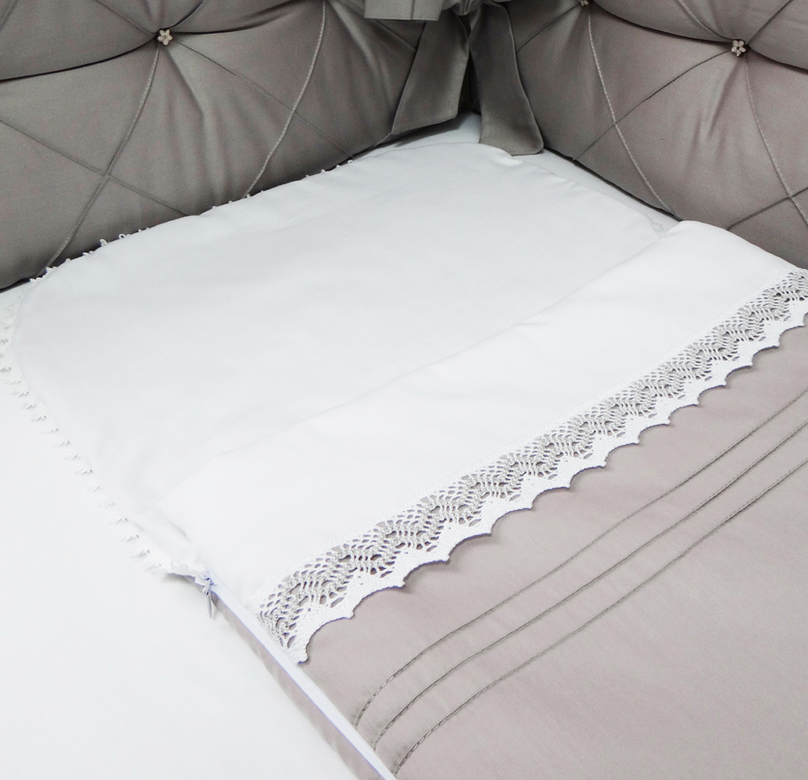 Спальный мешок #302-ЖБ цв.жемчужный/белый