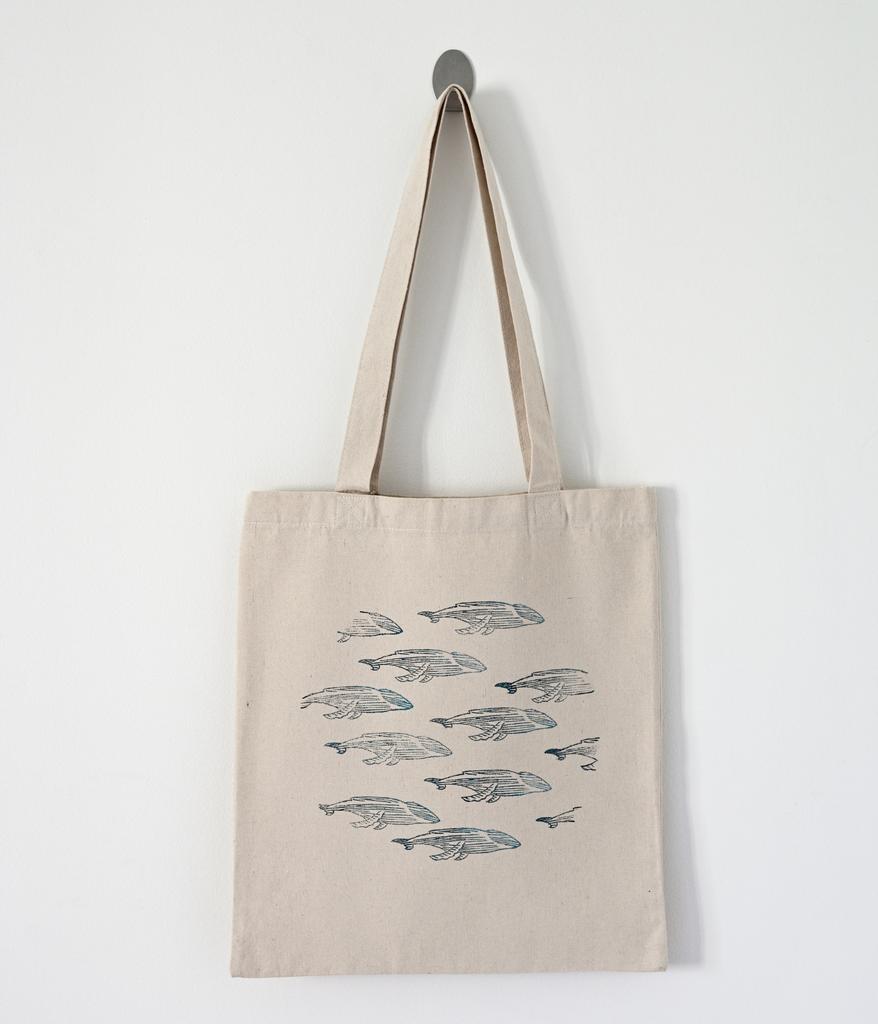 Shopping bag Whales