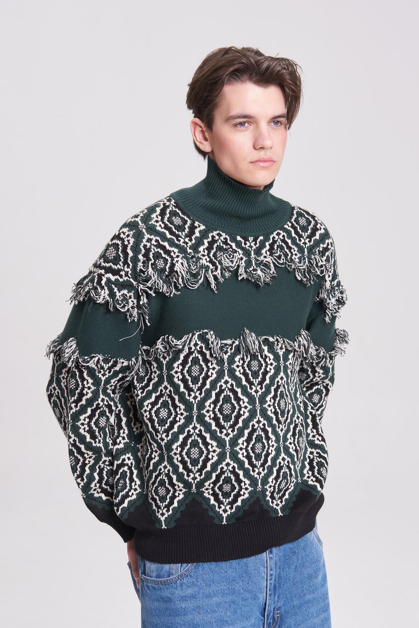 Свитер IDEL изумрудный