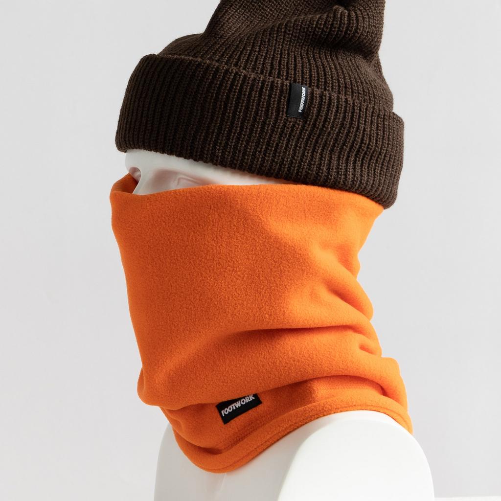 Флисовый шарф-труба Footwork Hoop Blaze Orange