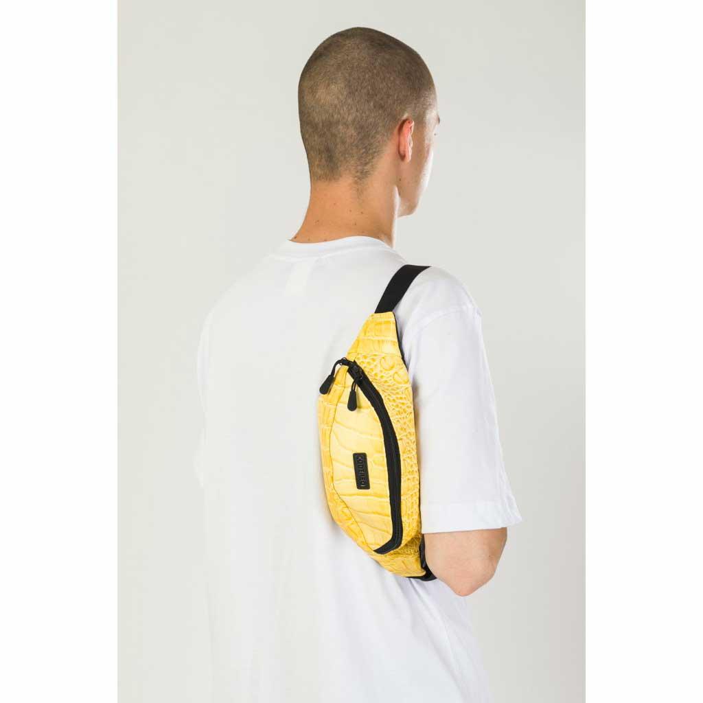 Сумка CODERED Hip Bag Желтый иск. Кожа Рептилия