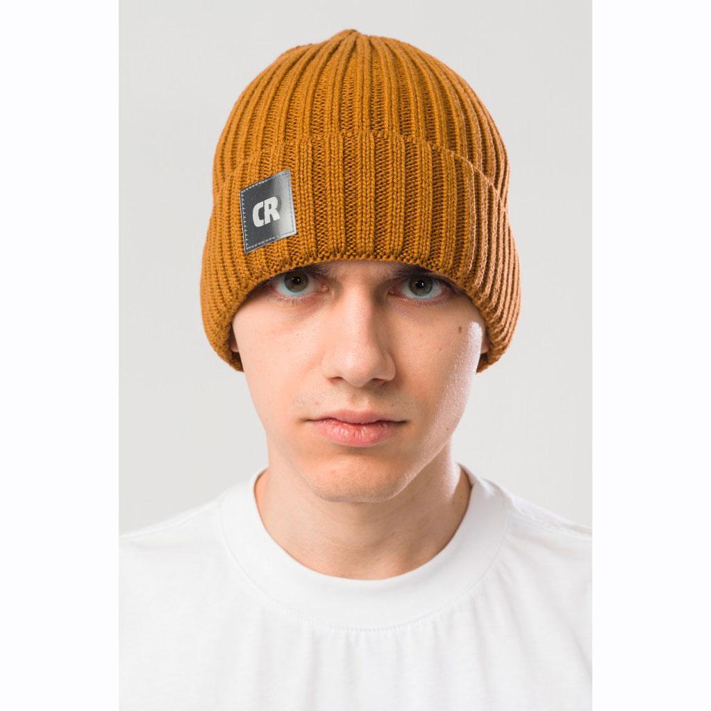Шапка CODERED Rib Mix Short Рыжий