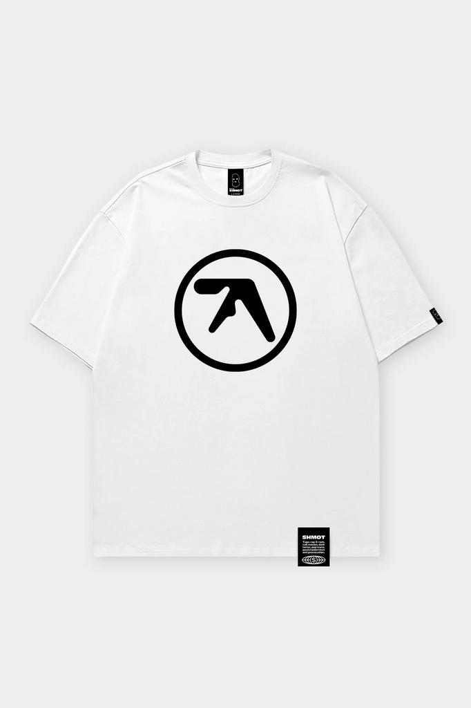 Футболка SHMOT "APHEX TWIN", MONO белый