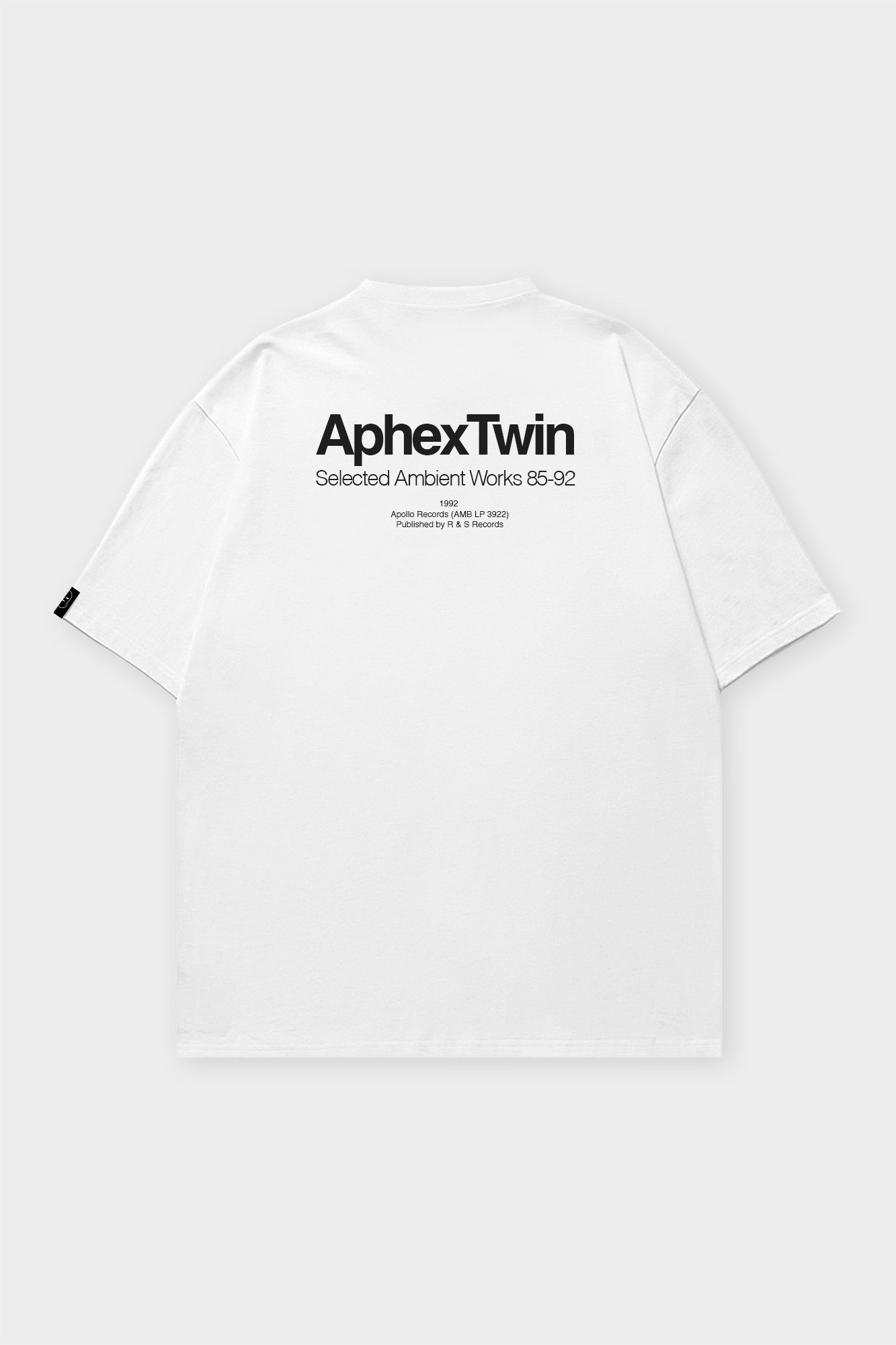 Футболка SHMOT "APHEX TWIN", MONO белый