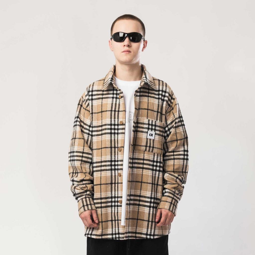 Рубашка CODERED Harbor Бежевый/Чёрный/Белый