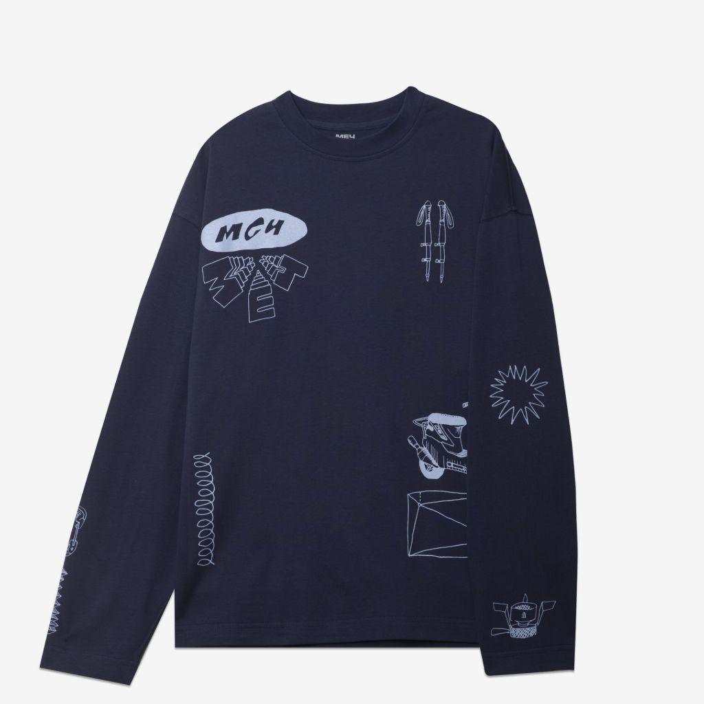 Лонгслив Меч LS NATURE Dark Sapphire