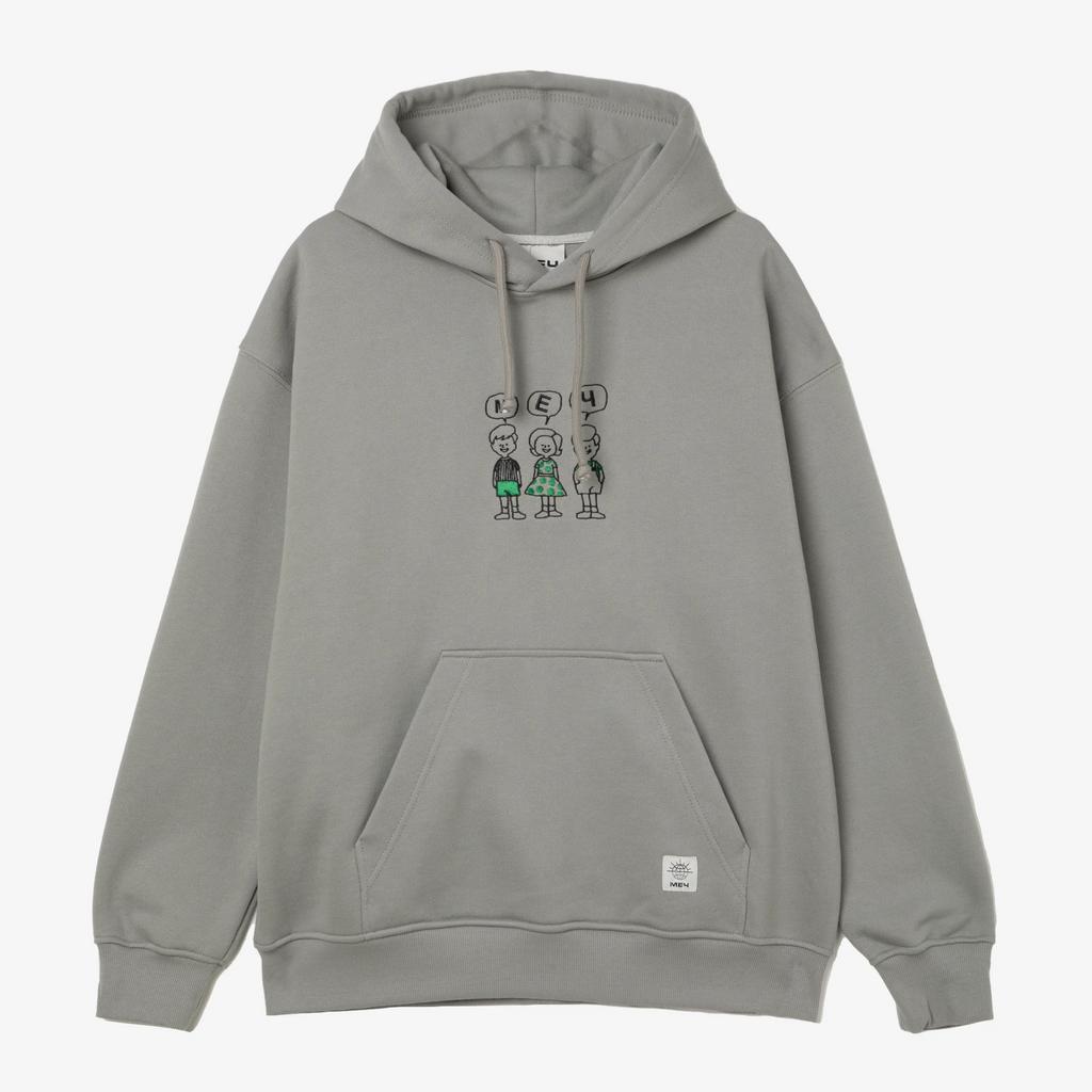 Толстовка Меч HD EMBROIDERED FRIENDS Cloud Grey