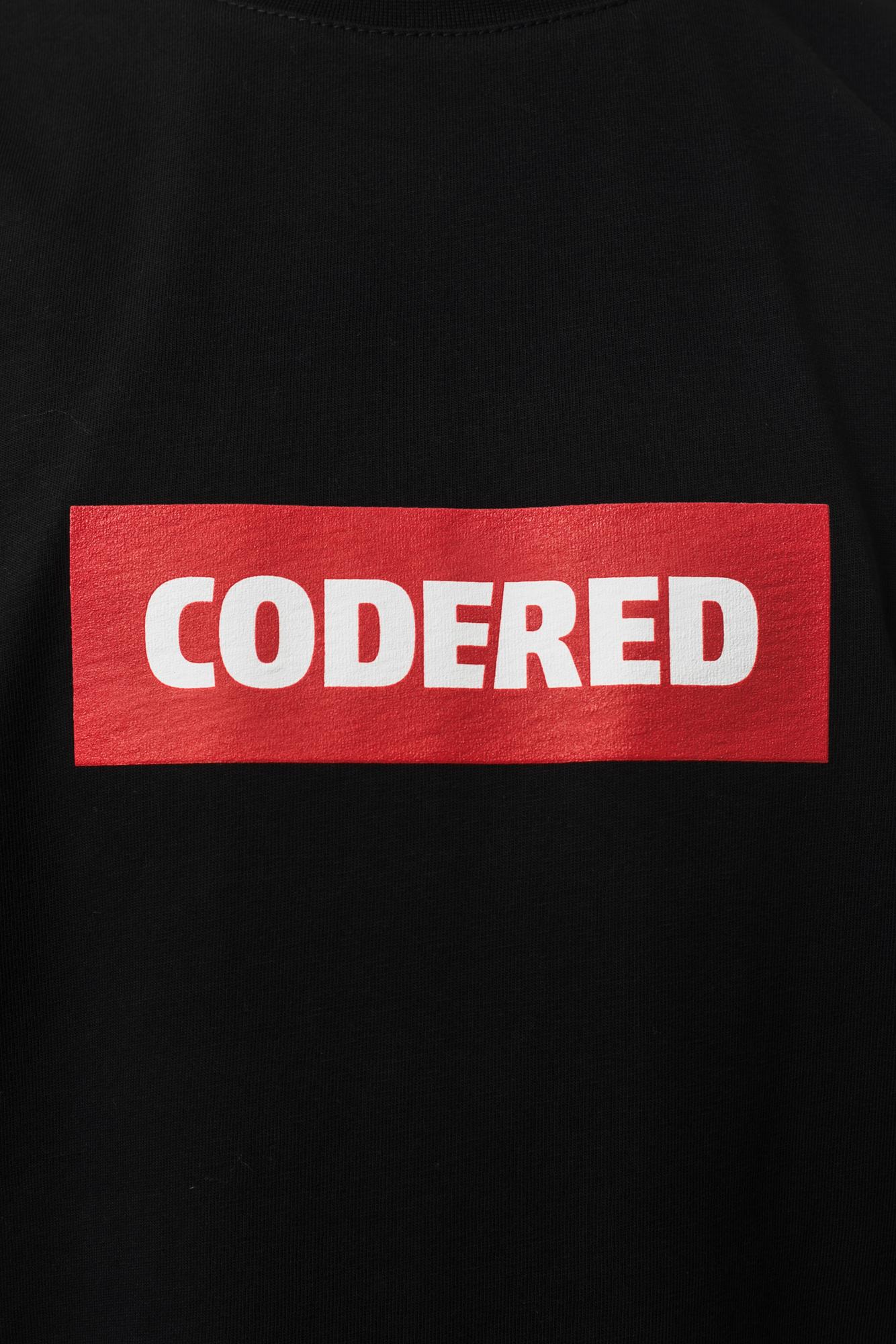 Футболка CODERED Regular Red-white Box Чёрный