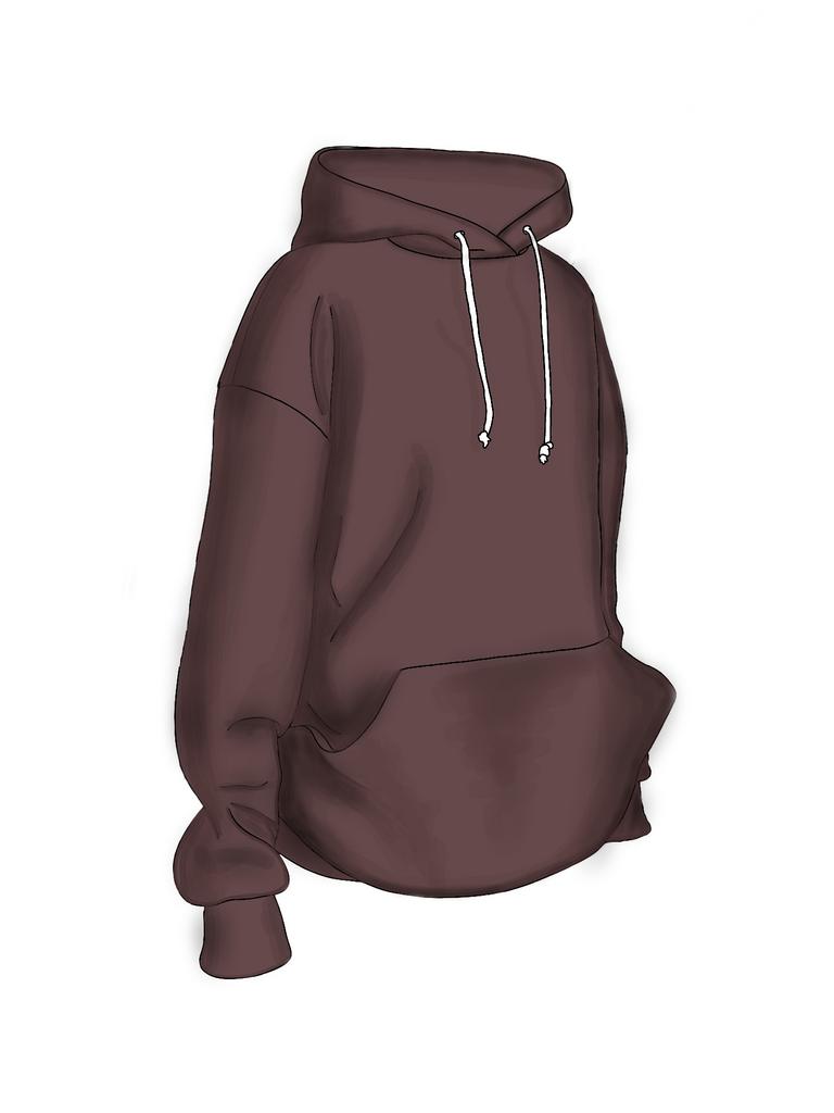 выкройка классическое oversize худи