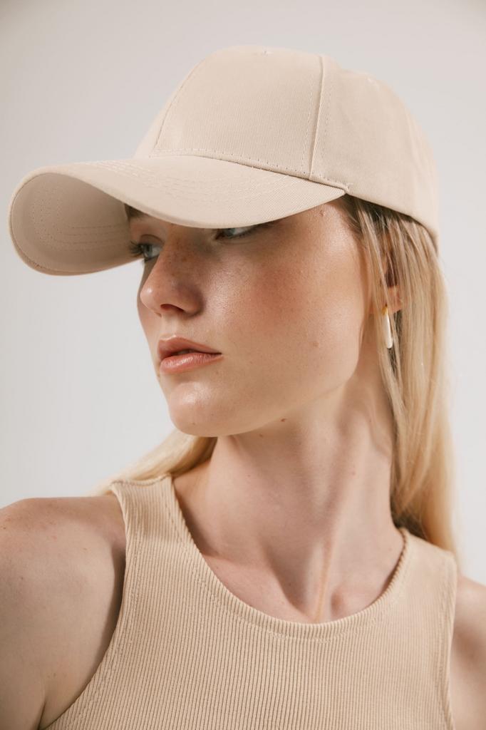 Бейсболка "CAP" бежевый