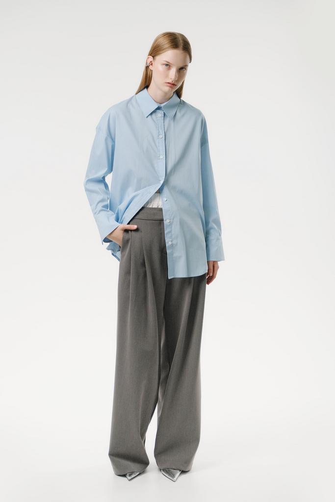 Рубашка прямого кроя